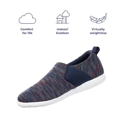 Zenz from Isotoner Women's Indoor/Outdoor Sport Knit Lauren Slip-ons
