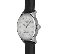 Tissot Men's Swiss Automatic T-Classic Le Locle Powermatic 80 Black Leather Strap Watch 39.3mm