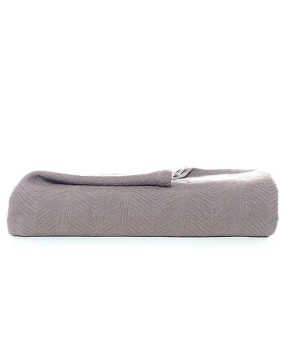 Closeout! Eddie Bauer Herringbone Solid Blanket