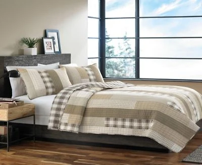 Eddie Bauer Fairview Saddle Reversible Quilt Sets