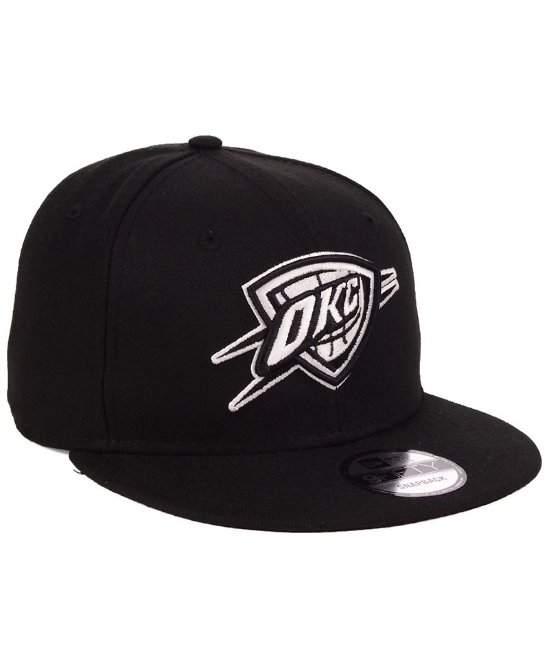 New Era Oklahoma City Thunder Black White 9FIFTY Snapback Cap