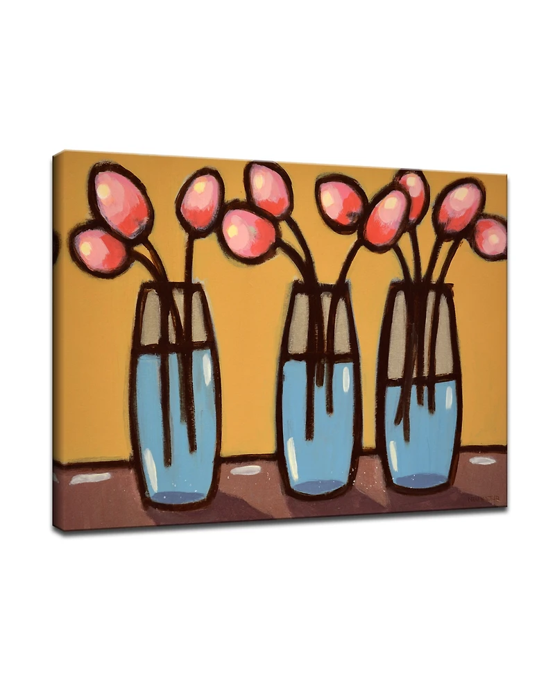Ready2HangArt 'Iii Vases' Abstract Canvas Wall Art, 30x40"