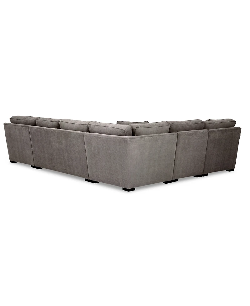 Radley -Pc. Fabric Chaise Sectional Sofa with Corner Piece
