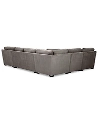 Radley -Pc. Fabric Chaise Sectional Sofa with Corner Piece