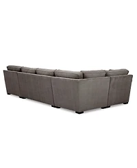 Radley -Pc. Fabric Chaise Sectional Sofa with Corner Piece