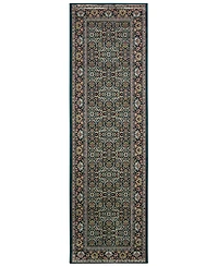 Closeout! Oriental Weavers Kashan 180L Navy/Multi 2'3" x 7'6" Runner Area Rug