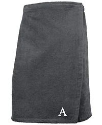 Linum Home 100 Turkish Cotton Terry Personalized Mens Bath Wrap