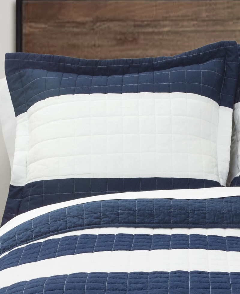 Lush Decor New Berlin Stripe 2-Pc Set Quilt Set, Twin
