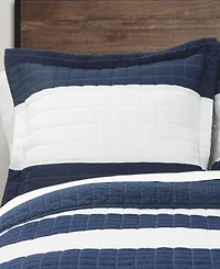 Lush Decor New Berlin Stripe 2-Pc Set Quilt Set, Twin