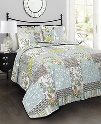Lush Decor Roesser 3-Pc Set Quilt Set, Full/Queen