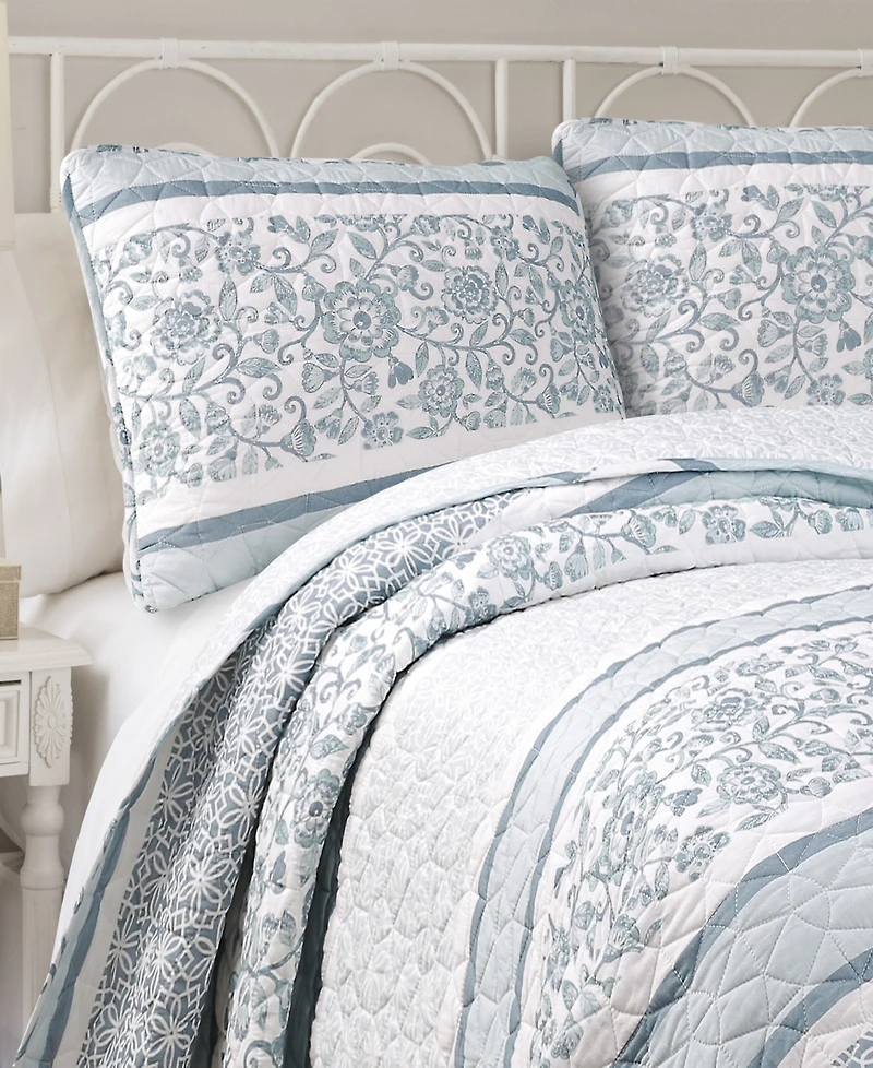 Lush Decor Nisha 3-Pc Set Quilt Set, King