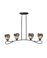 Dale Tiffany Fall River 4Lt Tiffany Island Fixture