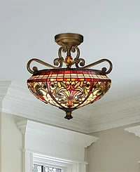Dale Tiffany Baroque Semi Flush Mount