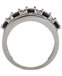 Sapphire (2-7/8 ct. t.w.) & Diamond (1/3 Ring 14k White Gold (Also Emerald, Tanzanite and Ruby)