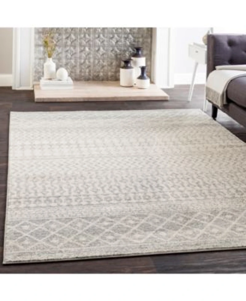 Livabliss Elaziz Elz 2308 Light Gray Area Rug Collection