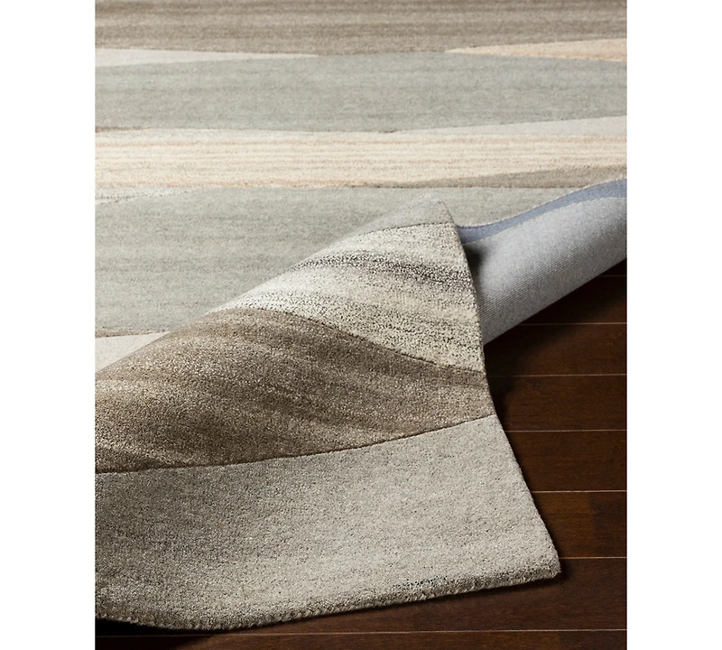 Livabliss Forum Fm-7211 Dark Brown 5' x 8' Area Rug
