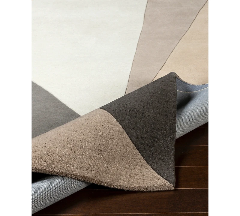 Livabliss Forum Fm-7225 Charcoal 5' x 8' Area Rug