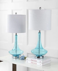 Jonathan Y Cecile Teardrop Led Table Lamp, Set of 2