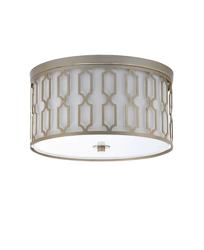 Jonathan Y Link 3-Light Metal Led Flush Mount
