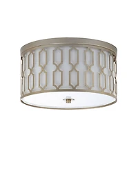 Jonathan Y Link 3-Light Metal Led Flush Mount
