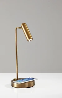 Adesso Kaye Wireless Charging Led Desk Lamp