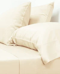 Cariloha Classic 4-Piece Twill Sheet Set | | Queen | Viscose Material |Extra soft, Cooling for Hot Sleepers