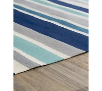 Surya Maritime Mtm-1011 Dark Blue 2' x 3' Indoor/Outdoor Area Rug