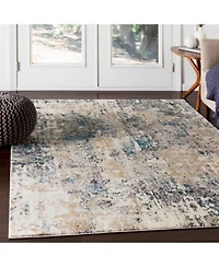 Livabliss Pune Pun 2301 Taupe Runner Area Rug Collection