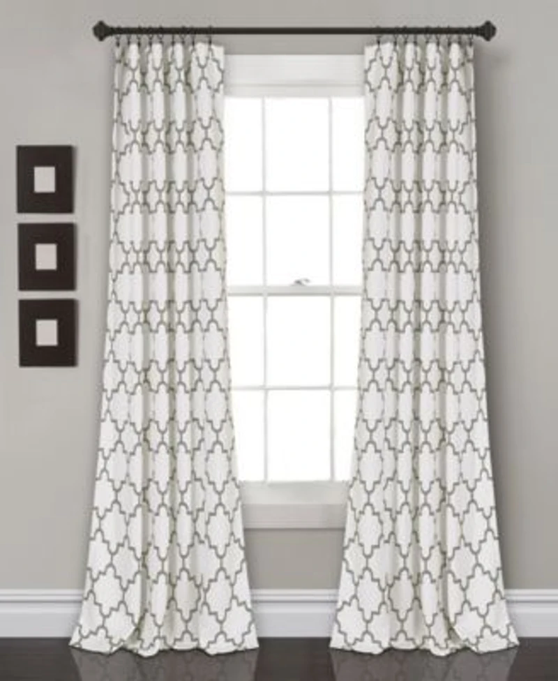 Bellagio Geometric Print Curtain Collection