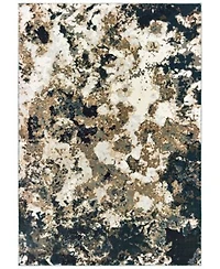 Oriental Weavers Bowen 1808q Navy Gold Rug