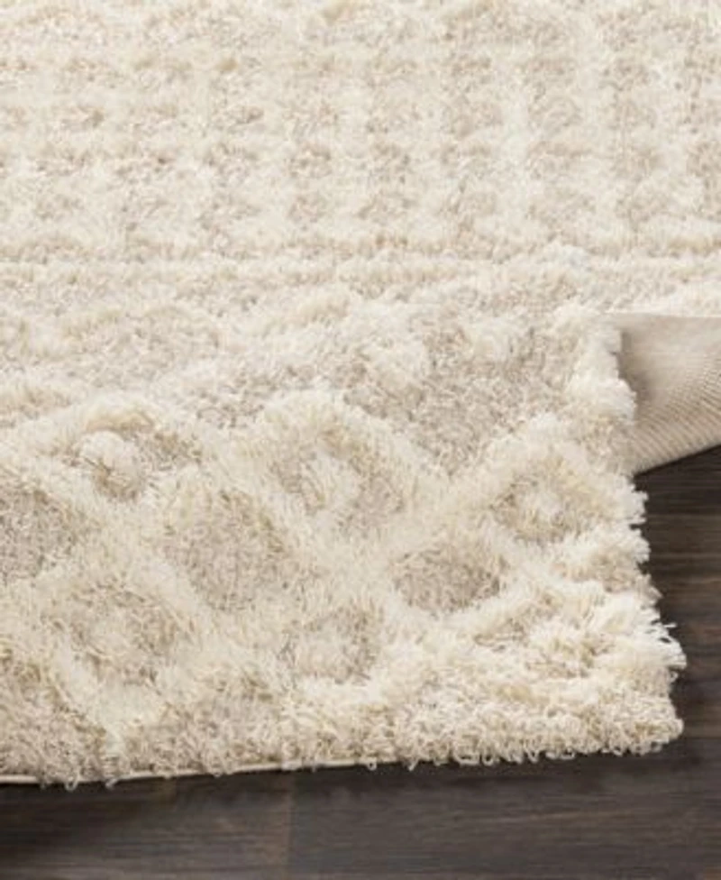 Livabliss Urban Shag Usg 2303 Cream Area Rug Collection
