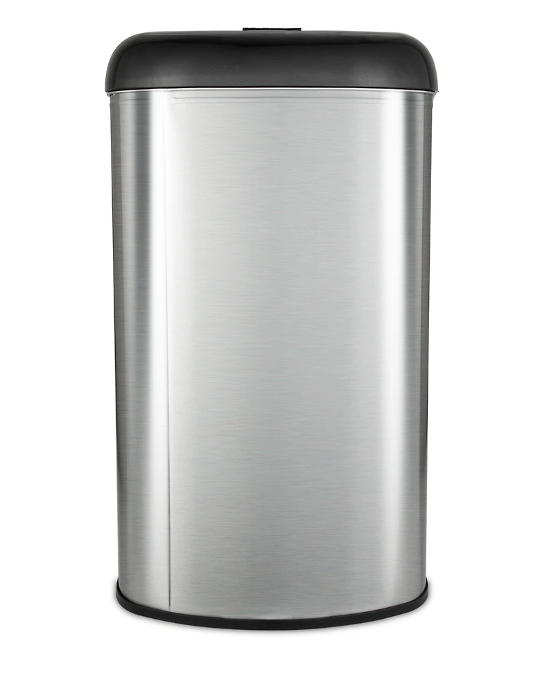 Ninestars Open Top Commercial Trash Can, 13 Gal 50L, Stainless Steel