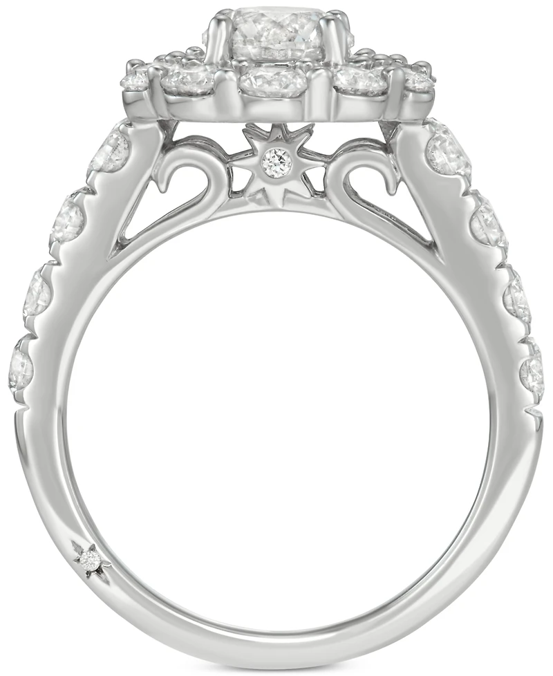 Certified Diamond Bridal Set (3 ct. t.w.) 18k White, Yellow and Rose Gold