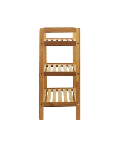 Oceanstar 3-Tier Bamboo Shoe Rack