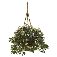 Nearly Natural Hoya Artificial Plant Hanging Basket