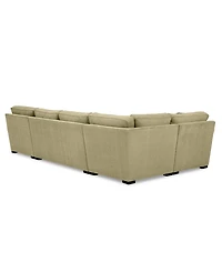Radley -Pc. Fabric Chaise Sectional Sofa with Corner Piece