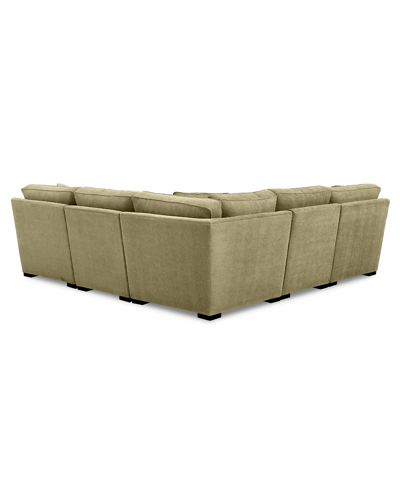 Radley Fabric 5-Pc. Sectional Sofa with Corner Piece, Created for Macy's