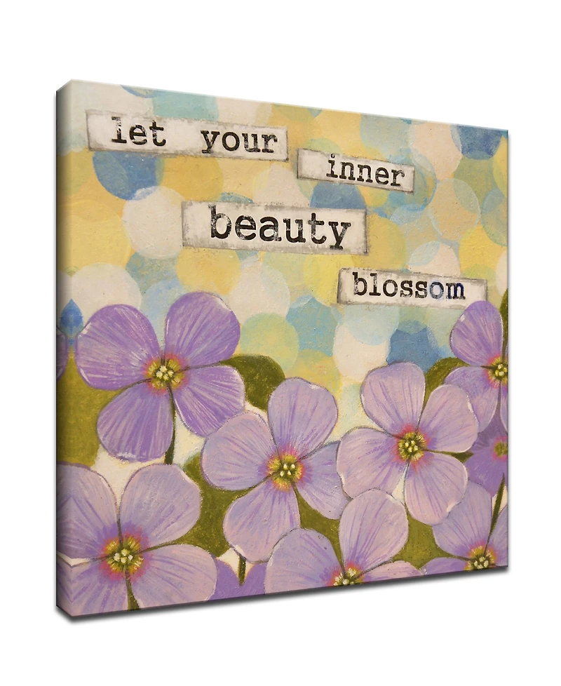 Ready2HangArt 'Confirmation I' Floral Canvas Wall Art - 20" x 20"