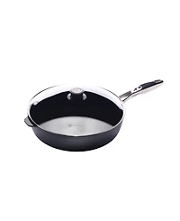 Swiss Diamond Hd Saute Pan with Lid and Stainless Steel Handle - 12.5" , 5.8 Qt