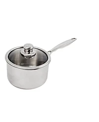Swiss Diamond Premium Clad Sauce Pan w/ Lid - 8" , 3.6 Qt