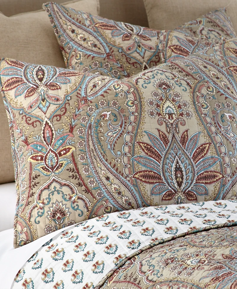 Levtex Kasey Damask Reversible 3-Pc. Quilt Set, King