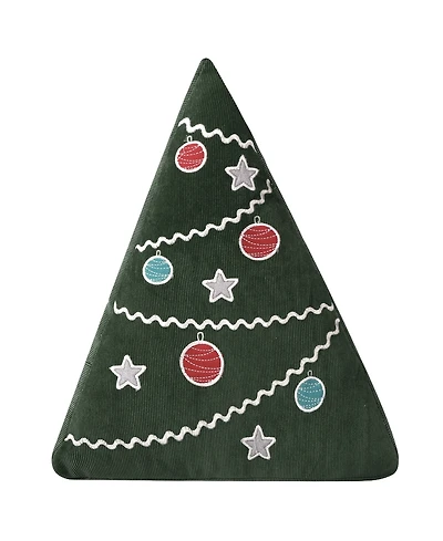 Levtex Santa Claus Lane Xmas Tree Decorative Pillow, 14" x 18"