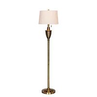 Fangio Lighting's 1589AB 61" Antique Classic Urn Floor Lamp