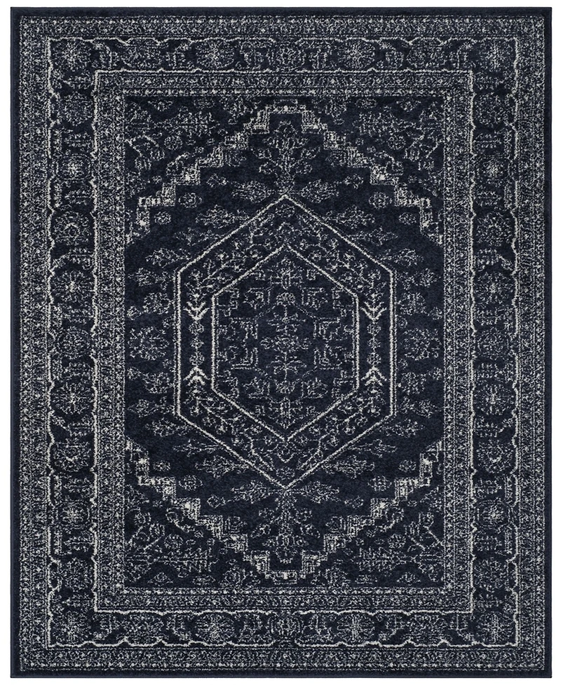 Safavieh Adirondack 108 Navy and Ivory 8' x 10' Area Rug