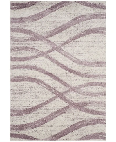 Safavieh Adirondack 125 Cream and Purple 5'1" x 7'6" Area Rug