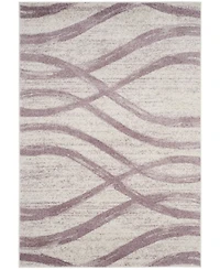 Safavieh Adirondack 125 Cream and Purple 5'1" x 7'6" Area Rug