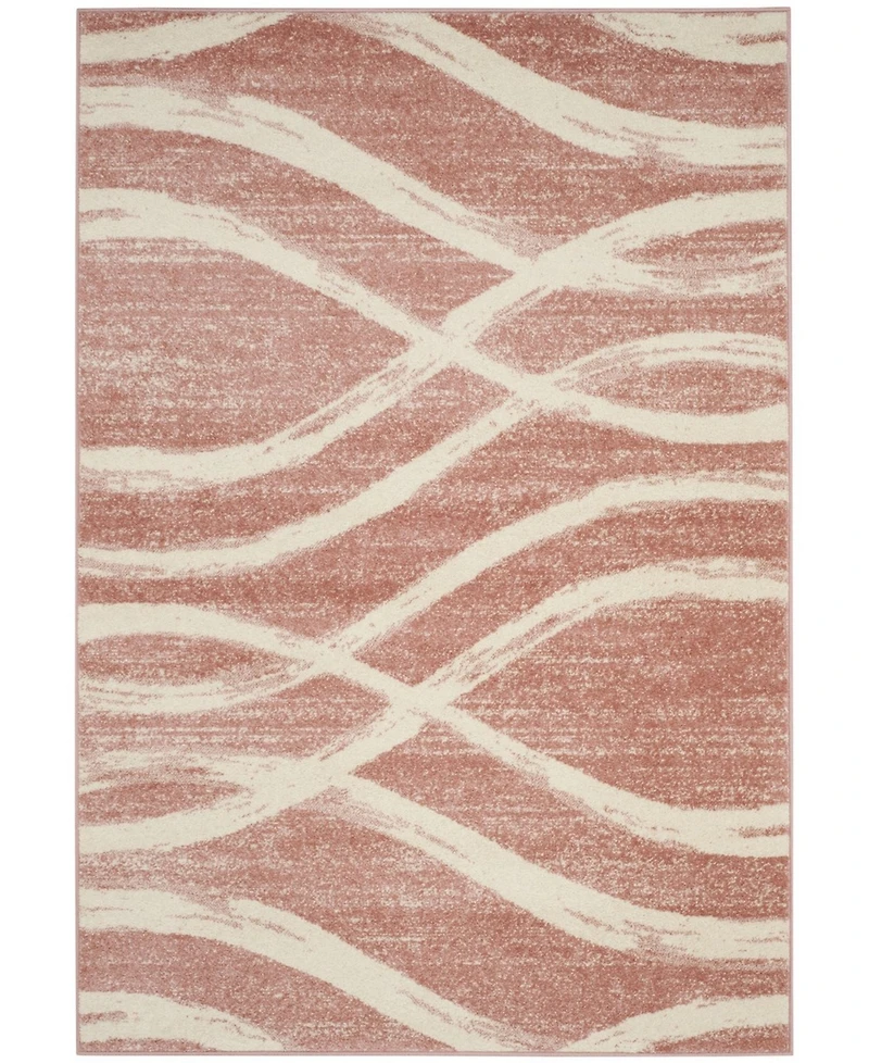 Safavieh Adirondack 125 Rose and Cream 5'1" x 7'6" Area Rug