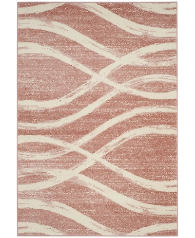 Safavieh Adirondack 125 Rose and Cream 5'1" x 7'6" Area Rug