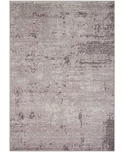 Safavieh Adirondack 130 Light Gray and Purple 5'1" x 7'6" Area Rug
