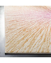 Safavieh Evoke EVK228 Fuchsia and Cream 5'1" x 7'6" Area Rug